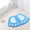 thumbnail image 3 of Smilepp Feet Shape Indoor Door Mat Foot Pad Bathroom Anti Kitchen Hallway Carpets Slip Rugs Kitchen Hallway Toilet Non-slip Carpets, 3 of 5