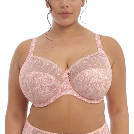 

Elomi Mariella Stretch Lace Banded Underwire Bra (4420) 32H Peachy Tiger