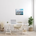 thumbnail image 2 of Stupell Distant New York City Skyline Buildings Travel & Places Painting Gallery Wrapped Canvas Print Wall Art, 2 of 5