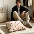 thumbnail image 6 of Miwamany Polka Dot Throw Pillow Covers, Vintage Decorative Cushion Cases, Classic Soft Pillow Shells for Sofa Couch Bedroom Living Room Decor, 6 of 6