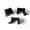 Black, variant on Plant Pot Feet Risers - Elevated Flower Pot Stand for Drainage & Airflow, Decorative Planter Lifters to Protect Floors & Decks from Water Stains, Heavy Duty Garden Accessories