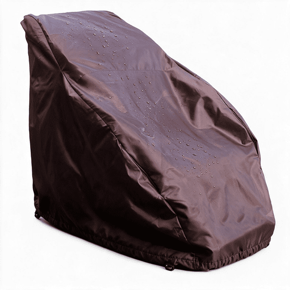 Pucloce Nylon Massage Chair Cover, Waterproof UV Dustproof Full Coverage Recliner Protector, Brown, 48.4" x 47.2" x 31.9"