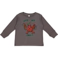 thumbnail image 3 of Inktastic Mardi Gras Let's Get Cray Crayfish with Beads Boys or Girls Long Sleeve Toddler T-Shirt, 3 of 5