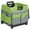 Green, variant on ECR4Kids Universal Rolling Utility Cart with Canvas Organizer Bag, Mobile Storage, Dark Grey/Grey