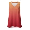 thumbnail image 3 of Luvrsol Tank Tops for Women Plus Size V-Neck Sleeveless Gradient Print Comfortable Tank Top, S-5XL, 3 of 7