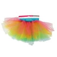 thumbnail image 1 of Way to Celebrate Rainbow Tutu - Multi-Color Polyester Party Dress-Up, 1 of 1