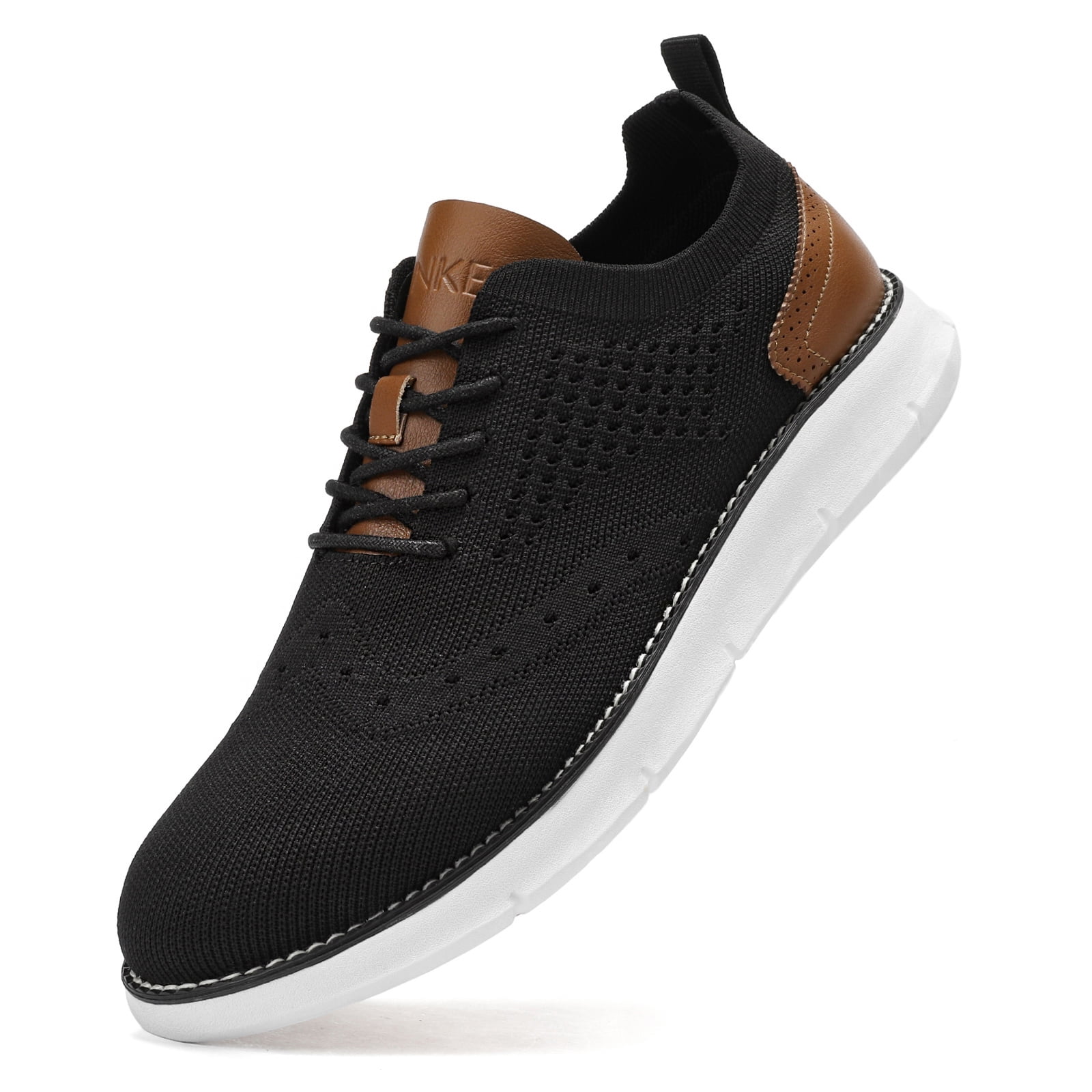Men's Casual Dress Oxfords Shoes Breathable Knit Leisure Fashion Sneakers