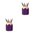 thumbnail image 1 of Seitruly Plástico Extraíble Suministros para estudiantes Forma de lápiz Portalápices de doble Type2 NO2, 1 of 5