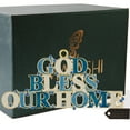 thumbnail image 2 of Matashi  God Bless Our Home Welcome Wall Art Sign for Home, Hanging Wall Ornament w/ Crystals (Pewter) House Blessing Wall Decor, 2 of 5