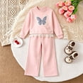 thumbnail image 2 of Toddler Baby Girl Soft Bamboo Viscose Long Sleeve Top and Pants Cloth Set–2-Piece Outfit 6-12 Months 12-24 Months 2t 3t 4t 5t 6t 7t 8t 9t Children,Everyday 4-5 Years, 2 of 8