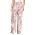 thumbnail image 3 of Xecao Cute Rabbit Carrot Women's Straight Lounge Pajama Pants: The Epitome of Relaxed Sleepwear, 3 of 9