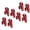 Red, variant on M Buder 8PCS Automotive Deer Whistles Avoids Collisions Deer Warning Devices with Adhesive Tapes Wildlife Warning Animal Alert for Cars Trucks Motorcycles Silver, 9.05 inches / 23 cm Length