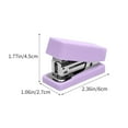 thumbnail image 4 of Gmluru Manual Office Staplers Macaron Color 12 Small Stapler Office Effortless Binding Mini Stapler Portable Stapler, 4 of 7