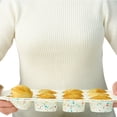 thumbnail image 2 of Trudeau Dotfetti - Plateaux à Muffins en Silicone, Lot de 2, 2 of 3