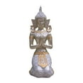 thumbnail image 2 of Estatua de Buda BLESIY figura tailandesa adorno budista Fengshui escultura decoración del Plata, 2 of 8