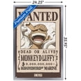 thumbnail image 3 of One Piece - Monkey D Luffy Wanted Poster Wall Poster, 22.375" x 34" Framed, 3 of 5