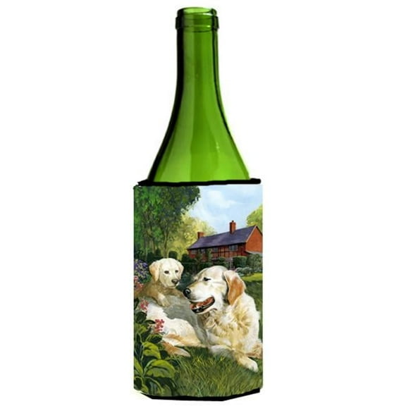 Yellow Labradors by Don Squires Wine Bottle Can cooler Hugger