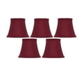 thumbnail image 2 of Upgradelights Set of 5 Bell Clip On 4 Inch Chandelier Lampshade Replacement (2.5 x 4 x 3.75), 2 of 4