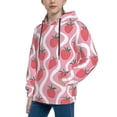 thumbnail image 2 of Daiia Strawberries for Boys Fashion Hoodies & Sweatshirts with Kangaroo Pocket,Hooded Sweatshirt for Kid, Breathable& Moisture Wicking-Small, 2 of 6