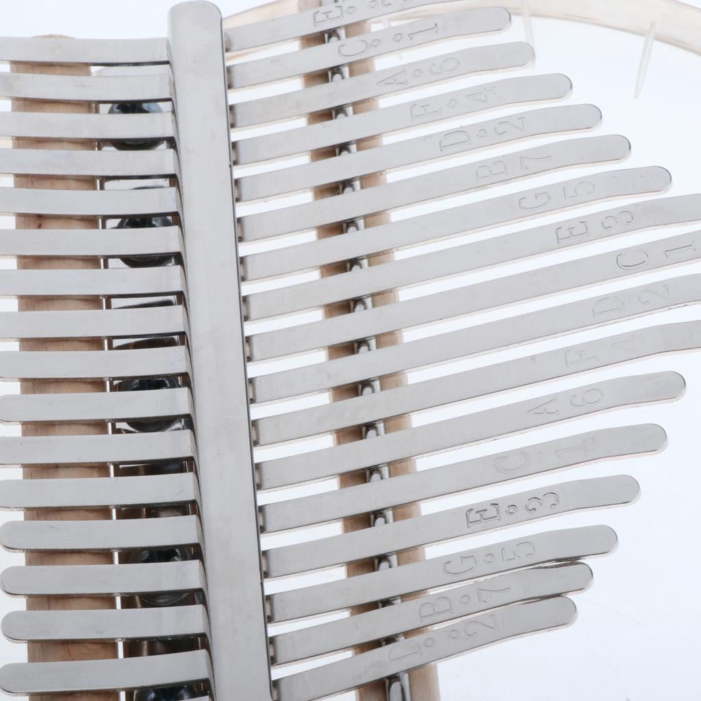 LeeQinersw Portable New Cute 17 Key Kalimba Acrylic Finger Mbira Thumb Piano Gift 157x130mm