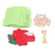 thumbnail image 4 of Bolsa navideña con cordón, 24 piezas, bolsa navideña, saco de la suerte, bolsa navideña con números de la suerte, diseñada para precisión, 4 of 12