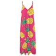 thumbnail image 4 of Lunarable Pineapple Sleeveless Dress Woman Fashion Long Dresses Women's Summer Suit Dress Summer 2025 Women, 4 of 7