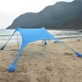 thumbnail image 2 of mmirethe Abri de Plage Portable Léger Durable Ombrage de Plage Installation Facile Auvent d'Ombrage de Plage No.1, 2 of 5