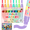 Macaron Color - 15mm, variant on 8 Neon Colors Window Chalk Markers for Cars Washable - 10mm Jumbo Liquid Chalk Markers with Thick Tips, Dry Erase Markers for Blackboard, Glass, Auto, Bistro, Mirror, Poster, Business
