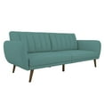 thumbnail image 6 of Novogratz Brittany Futon, Light Teal Linen, 6 of 23