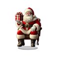 thumbnail image 2 of Santa Desktop Display Holiday Christmas Decorations For The Home And Office Pendant, 2 of 6