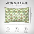 thumbnail image 5 of Pofeuu Cute Chubby Frog Print Satin Pillowcase for Hair and Skin Pillow Cases, Silk Pillow Cases, Soft Cooling Pillow Covers, 20x30 Inches（Pillow core not included）, 5 of 7