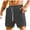 Gray, variant on Inleife Men Casual Solid Summer With Pockets Drawstring Middle Waist Sport Short Pants