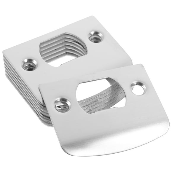 8pcs T-strike Plates Door Strike Plates Deadbolt Strike Plate Thickened Door Back Plate