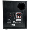 thumbnail image 4 of Rockville Rock Shaker 6.5" Black Powered Home Theater Subwoofer, 200W Peak/100W RMS, Class D, 20Hz-200Hz, 4 of 6