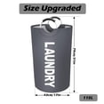 thumbnail image 2 of Vivicreate 115L Collapsible Laundry Hamper with Waterproof Fabric and Aluminum Handles, Large Dirty Clothes Basket for Dorm & Home Use, 2 of 6