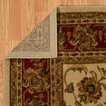 United Weavers Affinity Area Rug 75000815 Reza Ivory Bordered Scrolls