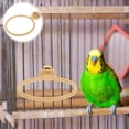 thumbnail image 1 of Raindrops Bird Shower Bowls Rack Plastic Light Yellow Stable Support 3Pcs, 1 of 8