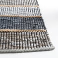 thumbnail image 3 of SAFAVIEH Vintage Leather Kensington Striped Area Rug, Grey/Natural, 5' x 8', 3 of 8