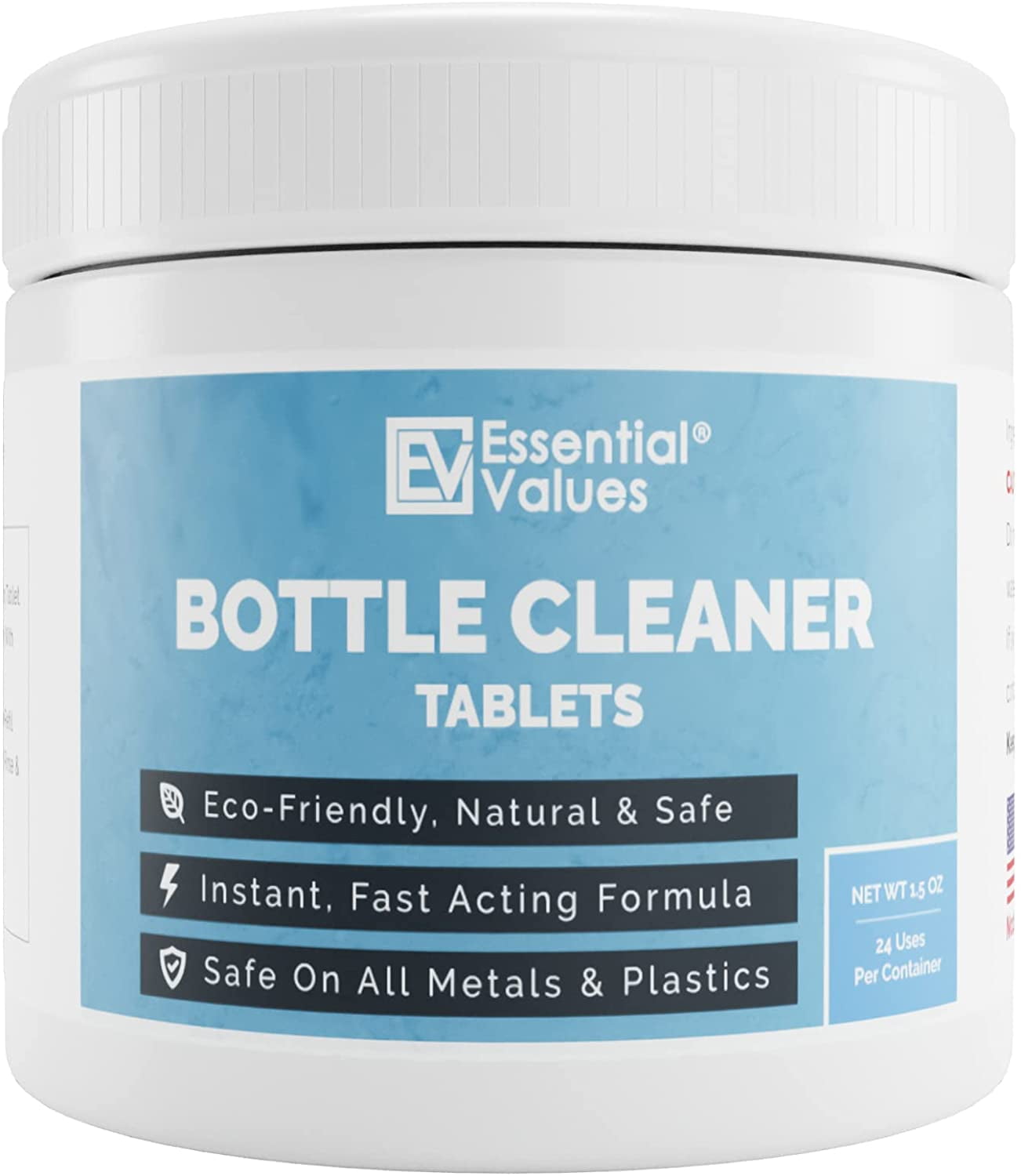 Essential Values Water Reservoir & Bottle Cleaning Tablets (24 Pack)
