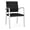 Castillo Black, variant on Newport Reception Waiting Room 18.5" Guest Chair / Silver Steel / Blue