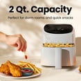 thumbnail image 5 of Chefman TurboFry 2-Quart Digital Air Fryer, Compact Design for Quick Meals, Dishwasher-Safe – White, 5 of 7