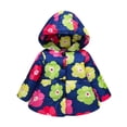 thumbnail image 3 of Baby Toddler Girls Winter Jackets Kids Coats Autumn Winter Outerwear Baby Girl Warm Down Butterfly Print Coats Newborn Clothes, 3 of 5