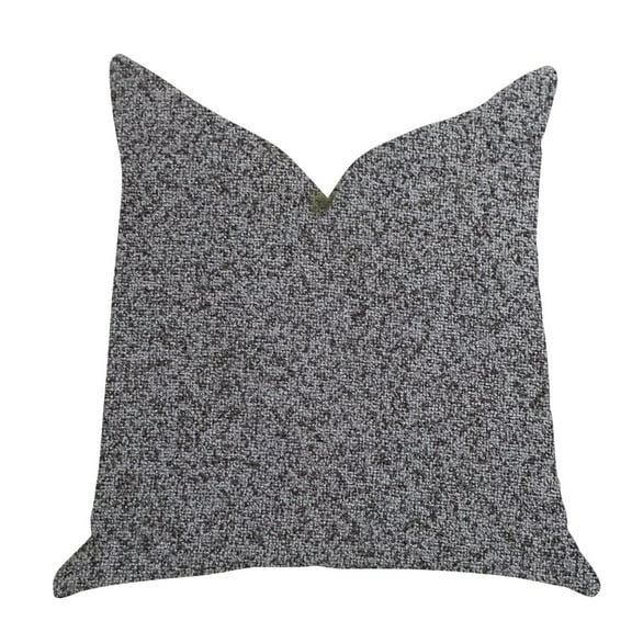 Plutus Gray Dove Luxury Throw Pillow in Gray Tones