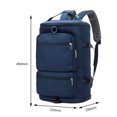 thumbnail image 3 of Mochila De Viaje Mochila De Viaje Bolso Mochila de viaje de entrenamiento deportivo de gran capacidad para mujer (Azul marino), 3 of 6