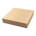 thumbnail image 3 of Bloques de tallado de madera de tilo natural sin terminar para manualidades creativas y carpintería 10 cm x 10 cm x 2 cm, 3 of 8