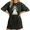 Black1, variant on Whimsical Alien Cat Quote Washed Black Shirts Print Tshirt Graphic Tees Cosmic Vibe S-2XL Tops