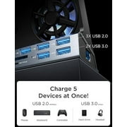 Docking Station for Steam Deck OLED & ROG Ally & Legion Go, Dual Cooling Fans 5 USB Ports and 4K 60Hz, 100W Charging Port for ROG Ally 30W Mode, Gigabit Ethernet for Steam Deck OLED