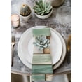 thumbnail image 2 of Sage Green Vintage Cloth Napkins Set of 8 Reusable Dinner Napkins, Brown Retro Farmhouse Elegant Pastoral Cocktail Napkin Washable Table Napkins for Wedding/Holiday Party/Baby Shower 20"x20", 2 of 7