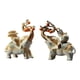 thumbnail image 4 of 2 piezas de estatuas de elefantes, decoraciones de elefantes de la suerte, figuras de resina para el Blanco, 4 of 9