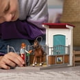thumbnail image 3 of Schleich Horse Club Horse Box with HORSE CLUB Hannah & Cayenne, 3 of 7